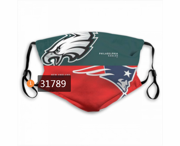 NFL New England Patriots 1662020 Dust mask with filter->nfl dust mask->Sports Accessory